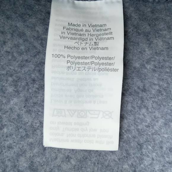 J. CREW Navy Herringbone Turtleneck Sweater Navy Blue White Large - Picture 7 of 10